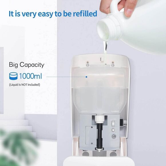 SVAVO Automatic Soap Dispenser Touchless Liquid Soap Dispenser Wall Mount - Picture 4 of 7